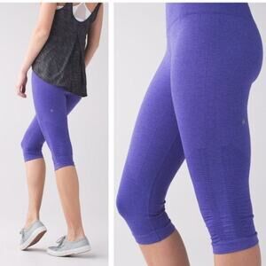 New Lululemon Purple In The Flow Crop